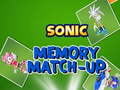 Xogo Sonic Memory Match Up