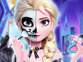 Xogo Elsa's Halloween Party Tattoo