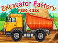 Xogo Excavator Factory For Kids