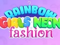 Xogo Rainbow Girls Neon Fashion