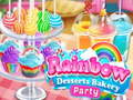 Xogo Rainbow Desserts Bakery Party