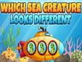 Xogo Which Sea Creature Looks Different