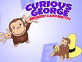 Xogo Curious George Memory Card Match