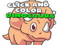 Xogo Click And Color Dinosaurs