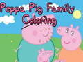 Xogo Peppa Pig Family Coloring