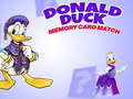 Xogo Donald Duck memory card match