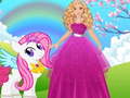 Xogo Barbie and Pony Dressup