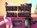 Xogo Talking Tom and Angela Coloring