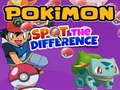 Xogo Pokimon Spot the differences
