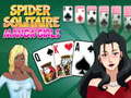 Xogo Spider Solitaire Manga Girls