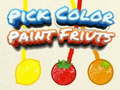 Xogo Pick Color Paint Fruits