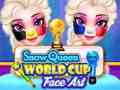 Xogo Snow queen world cup face art