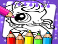 Xogo Littlest Pet Shop Coloring Book