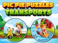 Xogo Pic Pie Puzzles Transports