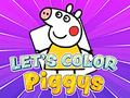 Xogo Let's Color Piggys