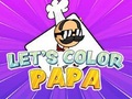 Xogo Let's Color Papa