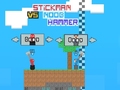 Xogo Stickman vs Noob Hammer