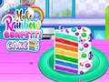Xogo Make Rainbow Confetti Cake