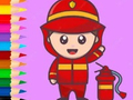Xogo Coloring Book: Fireman