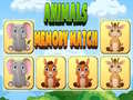 Xogo Animals Memory Match