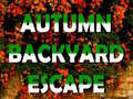 Xogo Autumn Backyard Escape 