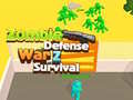 Xogo Zombie defense War Z Survival 