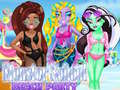 Xogo Monster School Beach Party
