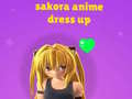 Xogo Sakora Anime Dress Up