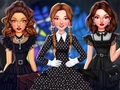 Xogo Celebrity Wednesday Addams Style