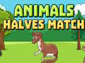 Xogo Animals Halves Match