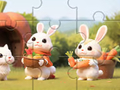 Xogo Jigsaw Puzzle: Rabbits With Carrots