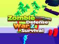 Xogo Zombie defense: War Z Survival
