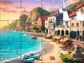Xogo Jigsaw Puzzle: Seaside Town