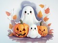 Xogo Coloring Book: Halloween Ghosts