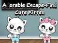 Xogo Adorable Escape Find Cute Kitten