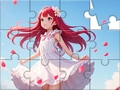 Xogo Jigsaw Puzzle: White Dress Girl