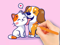 Xogo Coloring Book: Dog And Cat