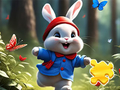 Xogo Jigsaw Puzzle: Running Rabbit