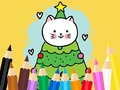 Xogo Coloring Book: Cats And Christmas Tree