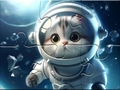 Xogo Jigsaw Puzzle: Astronaut-Cat