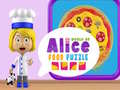 Xogo World of Alice Food Puzzle