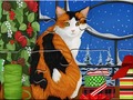 Xogo Jigsaw Puzzle: Christmas Cat