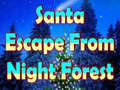 Xogo Santa Escape From Night Forest