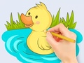 Xogo Coloring Book: Baby Duck Swim