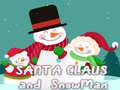 Xogo Santa Claus and Snowman Jigsaw