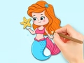 Xogo Coloring Book: Beautiful Mermaid Princess