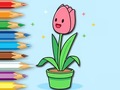 Xogo Coloring Book: A Bunch Of Tulips