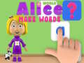 Xogo World of Alice Make Words