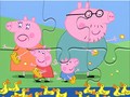 Xogo Jigsaw Puzzle: Peppa Pig Feed Ducks