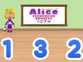 Xogo World of Alice  Sequencing Numbers